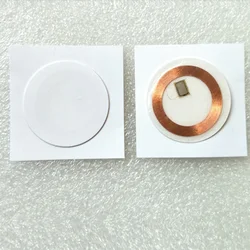 10pcs125 KHZ paper label Sticker Tags RFID Read Only Tk4100 EM4200 Proximity Round Sticker Dia25/30mm