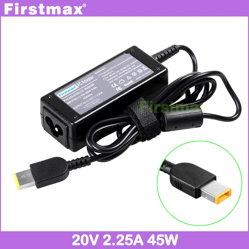 20V 2.25A 45W Notebook Charger for Lenovo E40-30 E40-70 E40-80 E41-80 E42-80 E50-70 E50-80 E51-80 E52-80 K41-70 K42-80 Adapter