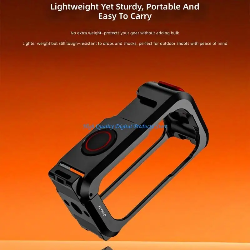 

U2JE Action Camera Accessories Metal Texture Suitable for Camera Shockproof Design