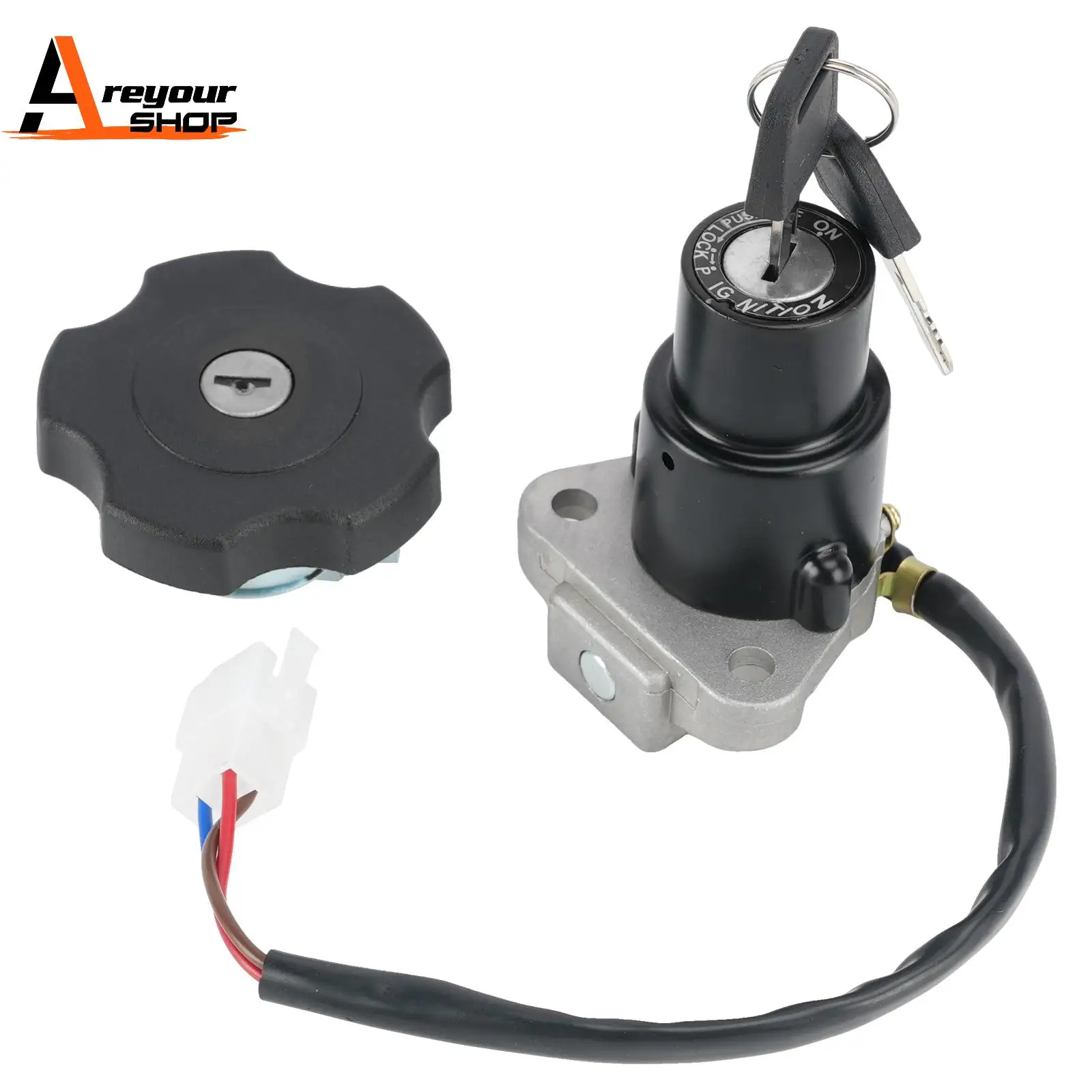 areyourshop-ignition-key-switch-feul-tank-cap-lock-set-for-yamaha-fj600-fj-600-1984-1985