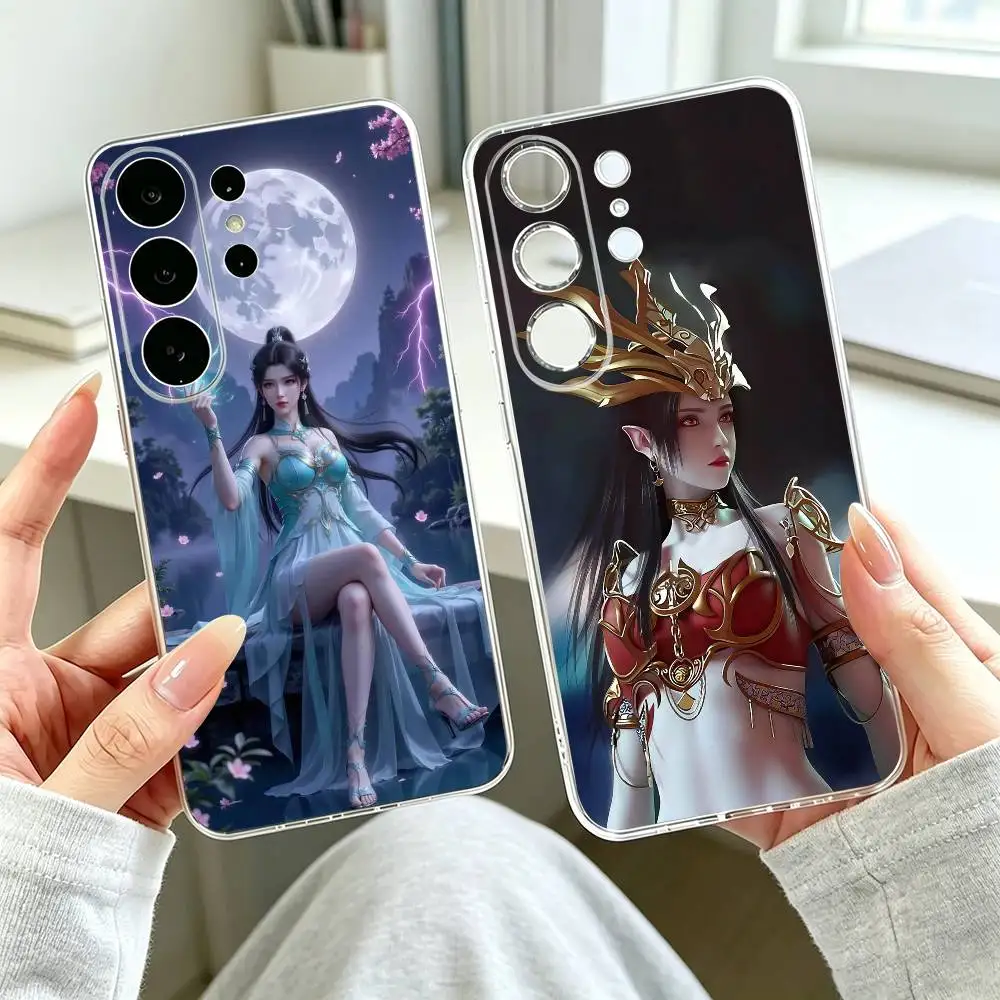 Battle Through the Heavens  Phone Case Transparent Silicone Soft For Samsung S25,S24,S21,S22,S23,S30,Ultra,S20,Plus,Fe Gift