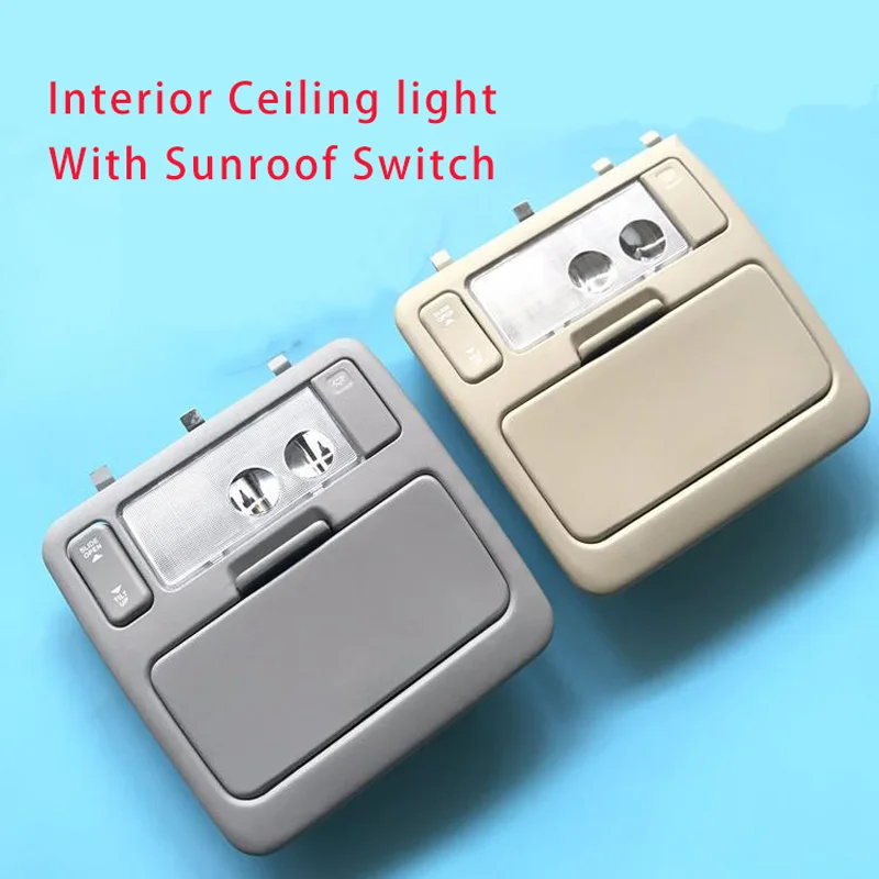 

For Chery Tiggo/Tiggo FL 2005-2013 Reading Light/Glasses Case T11-3714010BG Interior Ceiling light With Sunroof Switch