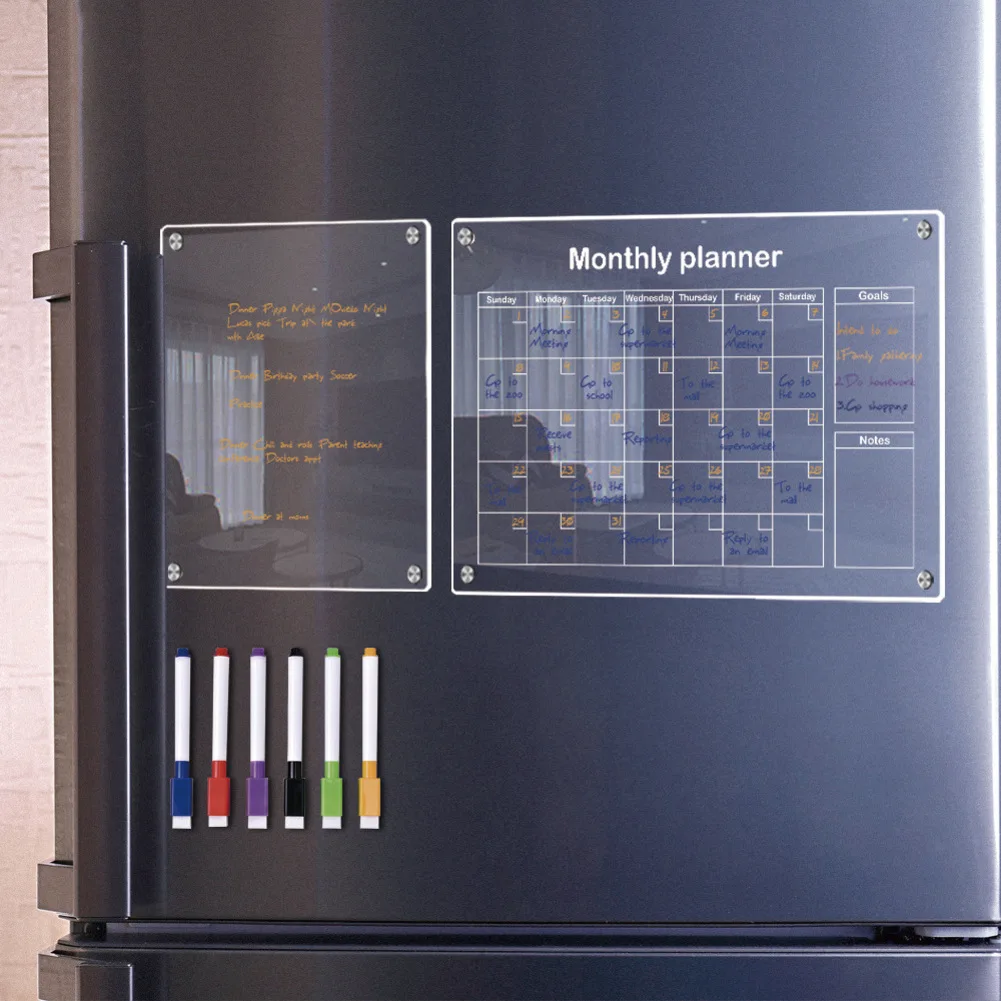 Customizable Fridge Magnet Planner Fridge Magnet Fridge Magnet Magnetic Planner Productivity Tool To-Do List Organizer