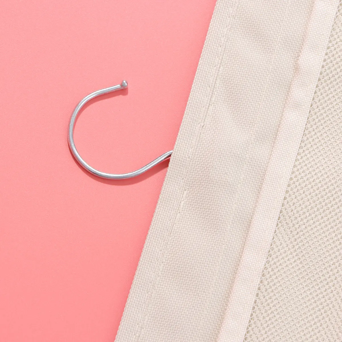 

Double Side Hanging Sock Storage Bag Wall Organizer Pouch For Bedroom Door Hanging Sock Bag (Beige Style 1)