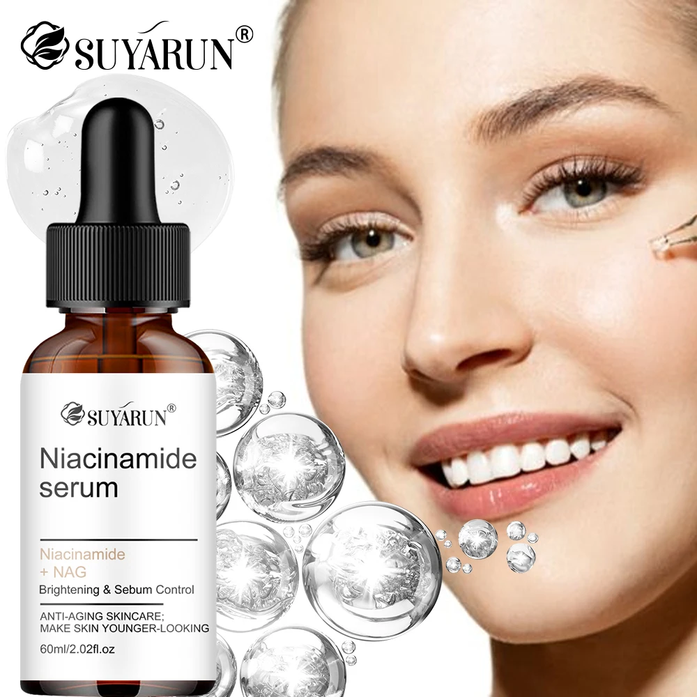 SUYARUN Niacinamide Serum 2% Formula - Moisturizing & Hydrating Facial Care, Brightening & Anti-Aging, For All Skin Types.