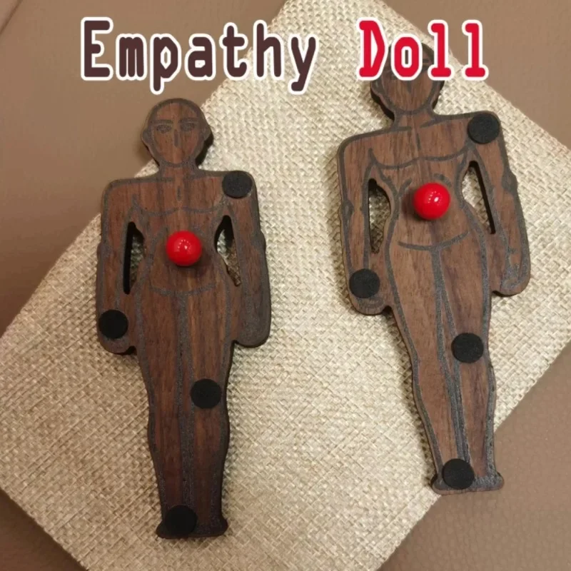 magic-tricks-empathy-doll-walnut-edition-illusions-gimmicks-close-up-magic-props-professional-magician-toys-magia
