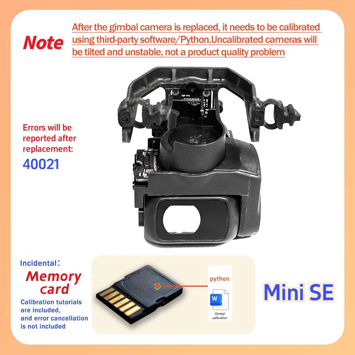 Mini 1 gimbal motor Mini 2SE gimbal shaft arm motor engine Mini 2 gimbal motor engine gimbal camera, suitable for  Mavic Mini