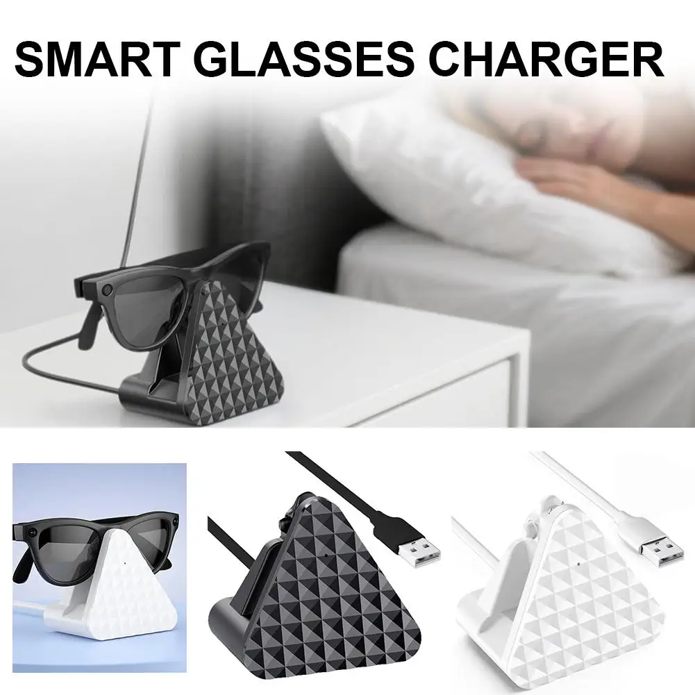 Station de chargement pour lunettes intelligentes Ray-Ban Meta, support de chargeur USB de remplacement, Station de charge AI