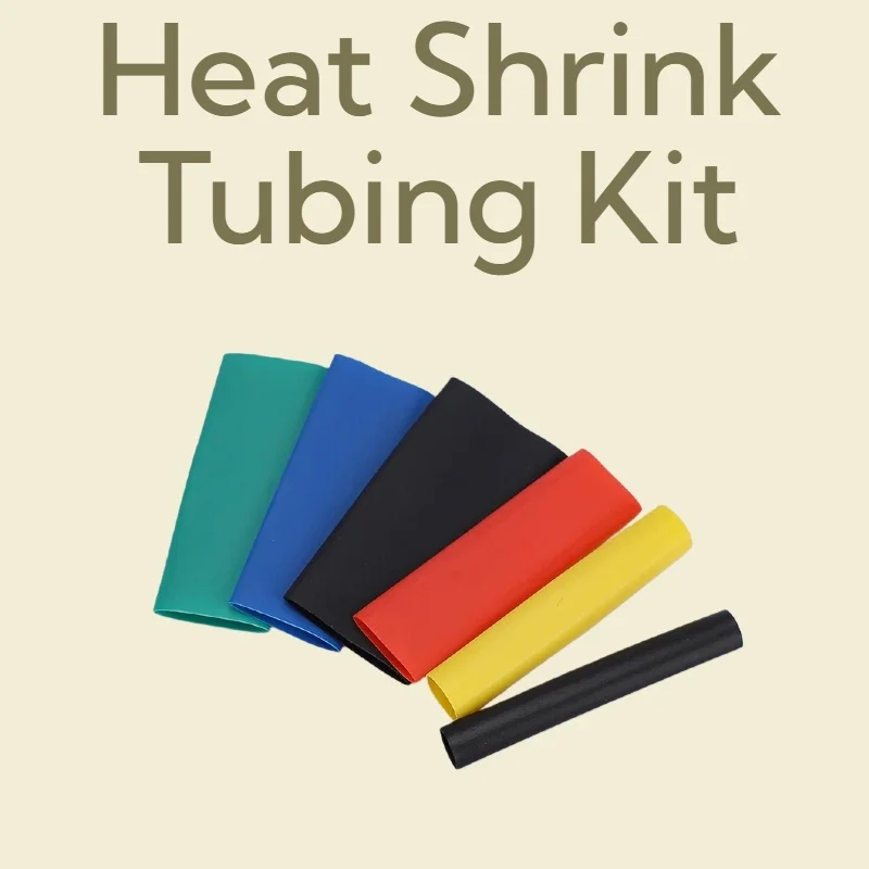 530-127 Pcs, Heat Shrink Tubing Kit EVA Material in 5 Colors 11 Sizes - Ideal for Electrical Insulation,  and Wire Conne,Repairs