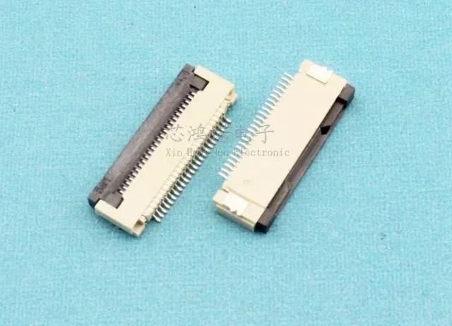 

New FFC FPC Ribbon Cable Connector Socket 0.5mm Pitch Spacing 24Pin 24 Pin Then Under Clamshell FFC FPC Connector