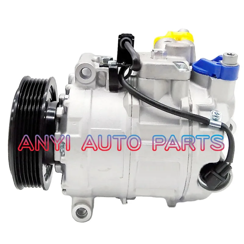 China Factory  COM529 Denso 7SEU17C 6PK Auto ac compressor for VW T5 Volkswagen Transporter/Multivan/Amarok 447150-1522