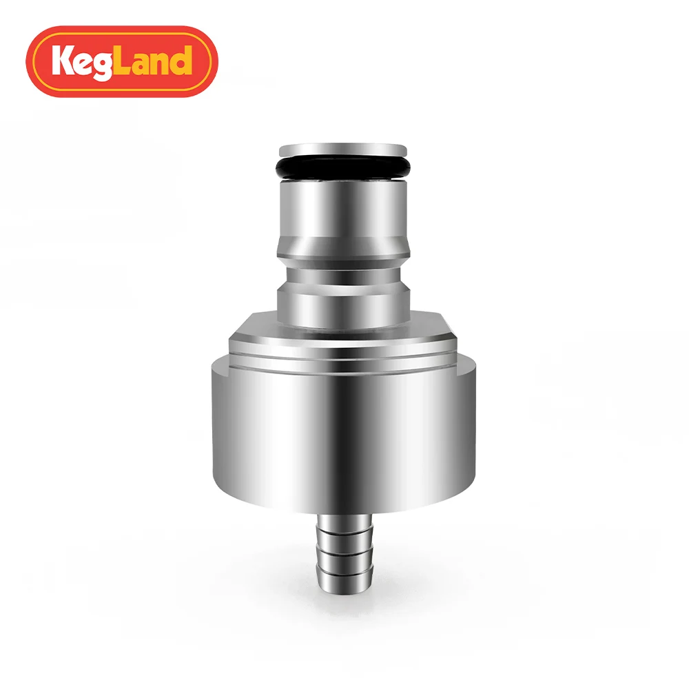 kegland Carbonation & Line Cleaning Cap Edelstahlverbinder Bierzubehör Homebrew Bar Tools – Detail 3