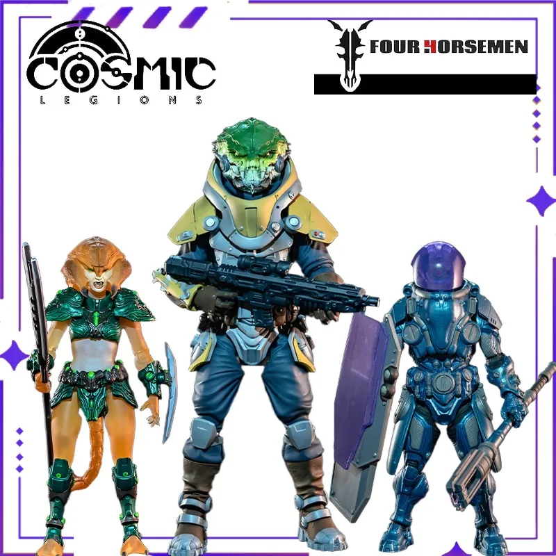 

Оригинальные модели Four Horsemen Studios из серии Cosmic Legions Mbaela Jimina, динамические модели игрушек, окружающие коллекционные предметы, подарки для мальчиков
