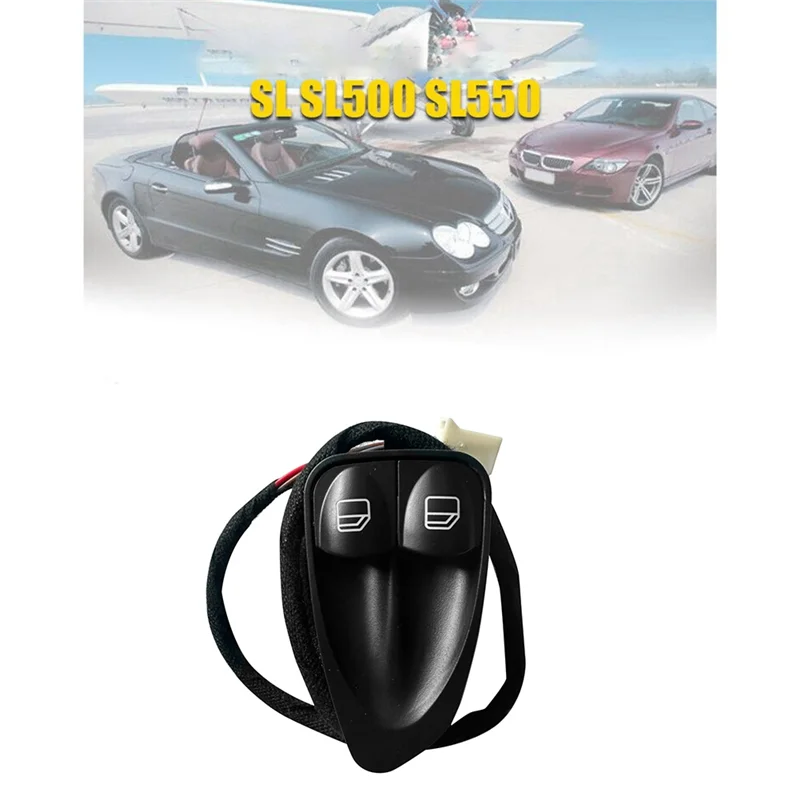 #62Q Automotive Parts & Accessories,23082113517167 Left Car Power Door Window Switch for Mercedes-Benz,Black