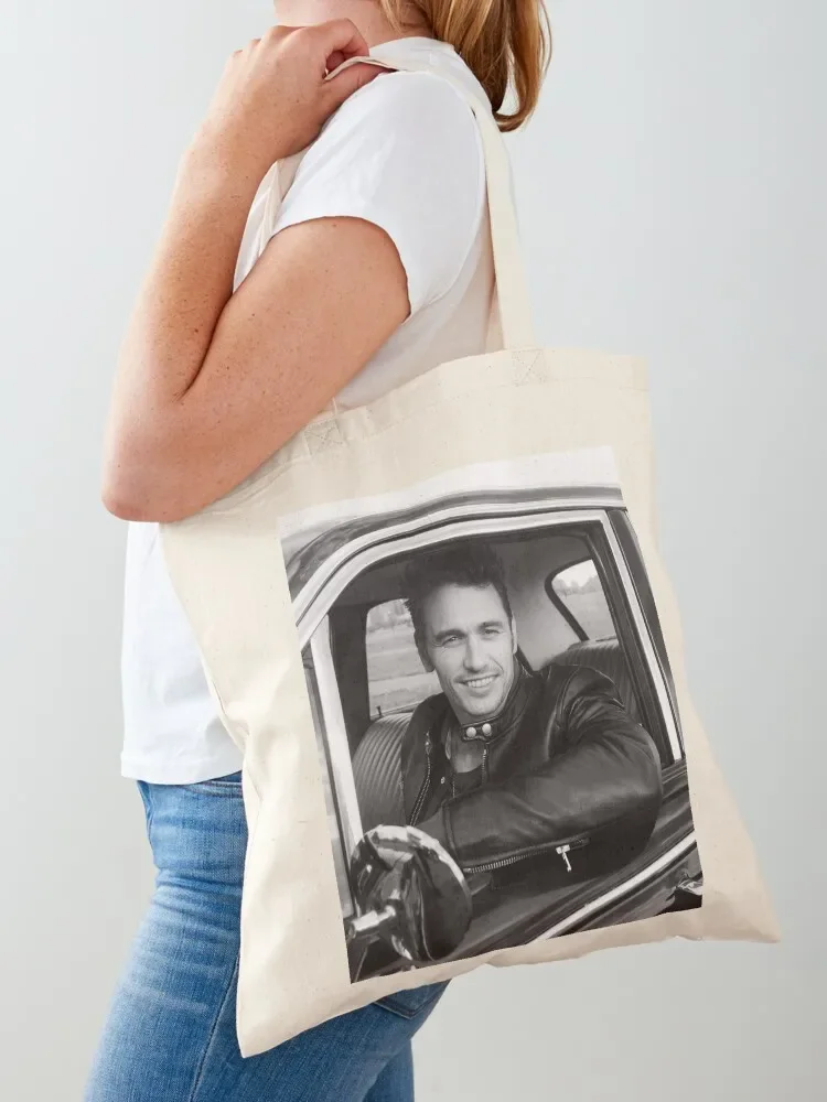 James Franco car driving Tote Bag Shopper bag custom Cloth Women's