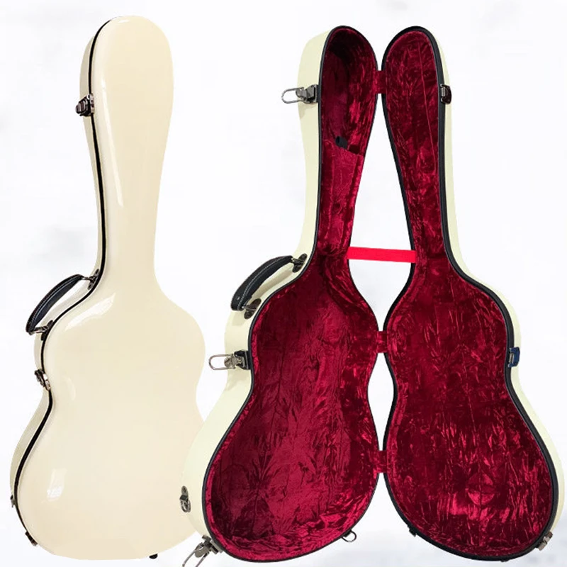 40/41 Inch Guitar Case Fiberglass Classical /Acoustic Guitar Box Anti Drop Guitars Backpack Portable Musical Instrument Handbag