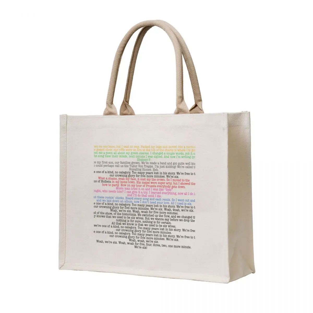 

Six Tote Bag Beach bag cute pouch bag Women's bags Shopper handbag