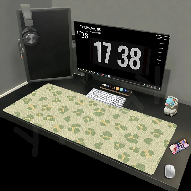 Leopard Print Design Large Mouse Pad 100x50cm Big Computer Mousepads Game Mousepad Big Keyboard Mat Gamer Mouse Pads Desk Mats