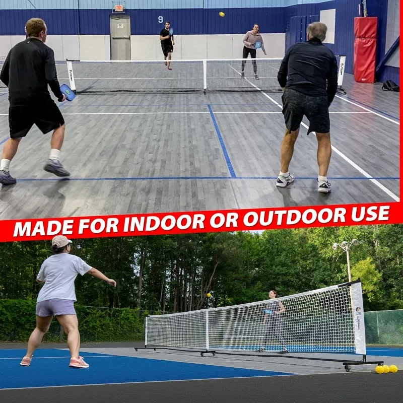 Deluxe Hochleistungs-Pickleball-Netz mit Rädern 2,0 Sport & Outdoor › Sport › Freizeit sport & Spielzimmer › Outdoor-Spiele