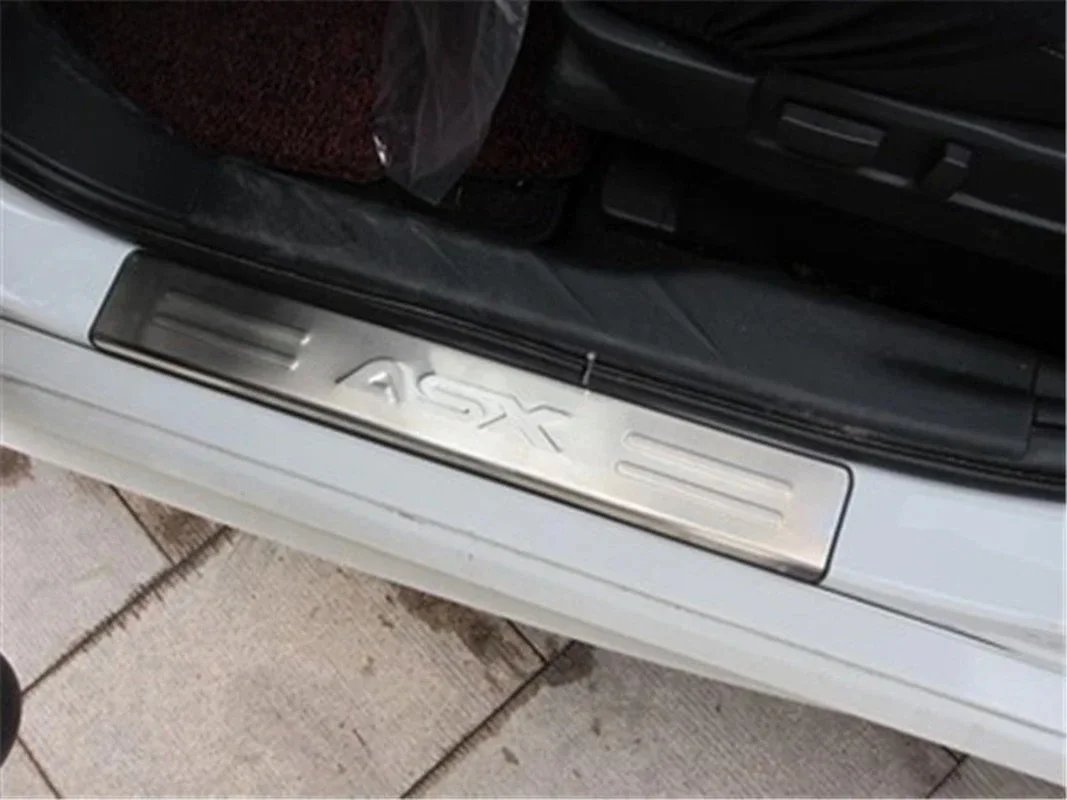 Stainless Steel Door Sill Scuff Plate door sill Scuff Plate For Mitsubishi ASX 2011-2018 Car Styling
