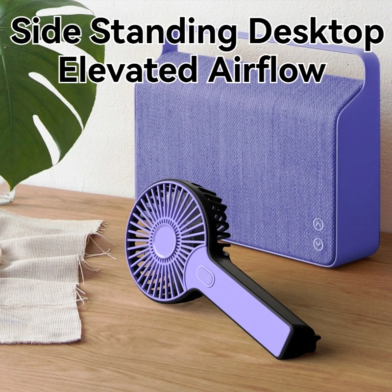 

Портативный небольшой вентилятор прохладно летом. Ручной мини-вентилятор с блокировкой цвета, USB-зарядка, ручка из воздуха, бесшумный подарок.