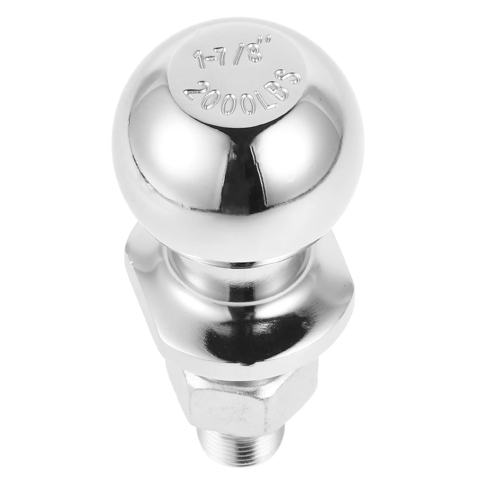 

Trailer Ball Joint Tow Hitch 1 7 8 Inch Chrome Steel Silver Coated Ball Head for Lawn Tractor ATV Truck Socket Durable Reliable