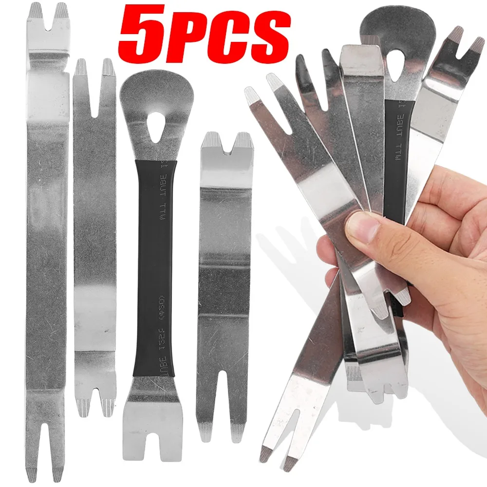 

Инструмент для снятия обшивки дверной панели автомобиля из нержавеющей стали, инструмент для разборки приборной панели салона автомобиля, ремонт, профессиональный ручной инструмент