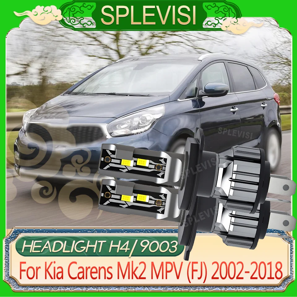 

Простая установка 9003, светодиодная фара с улучшенной подсветкой для Kia Carens Mk2 MPV (FJ) 2018-2013 2012 2011 2010 2009 2008-2002