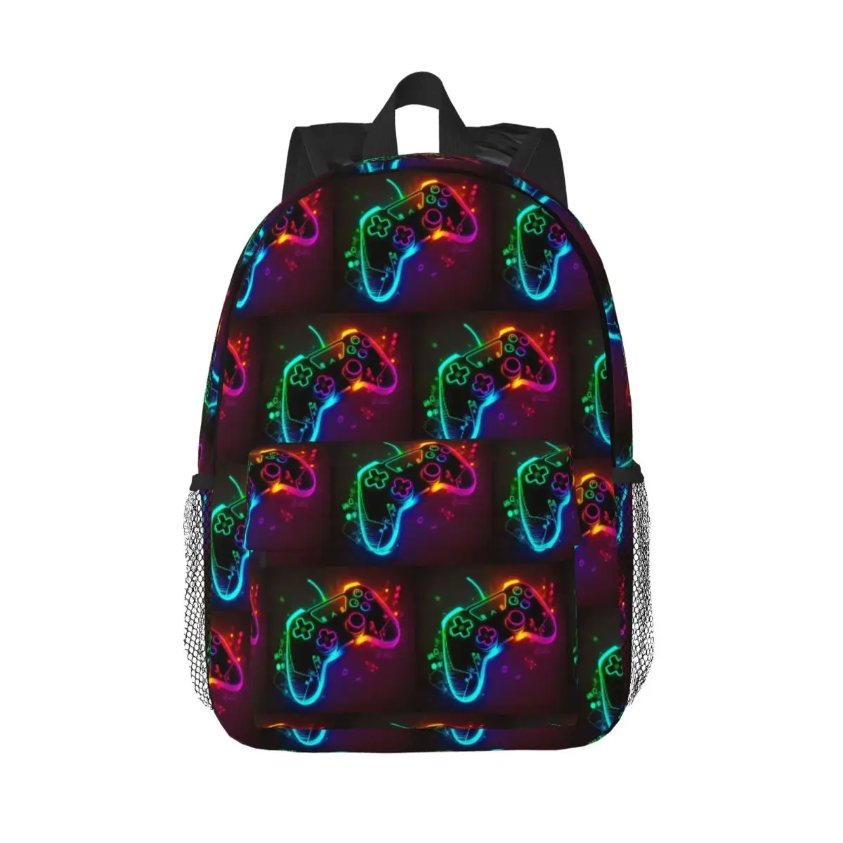 

Game Controller Graffiti Backpack Daypack Large Capacity Boys Girls BookBag Shoulder Bags for Men Women Children School Bag