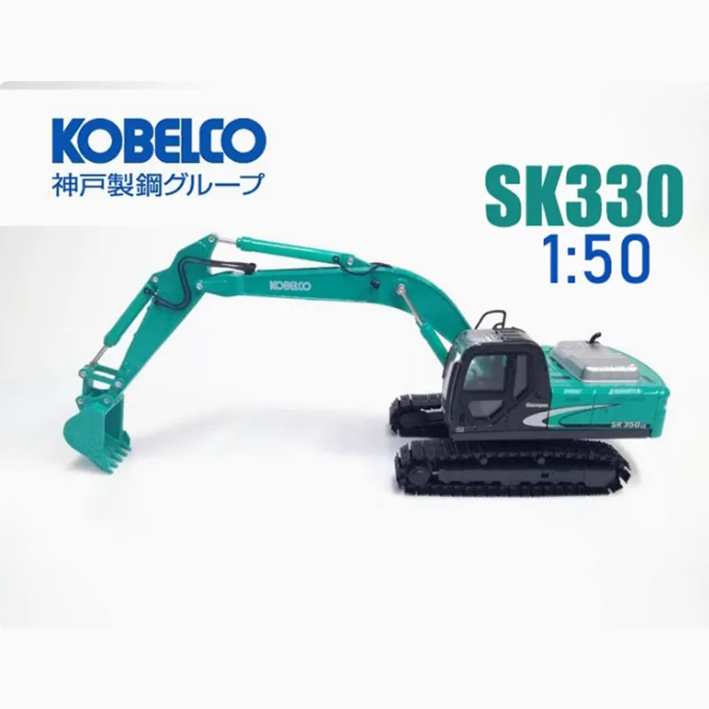 

Kobelco Diecast 1/50 Scale Tracked Hook Excavator SK330 Alloy Simulation Model Ornament Collection Display Toy Gifts