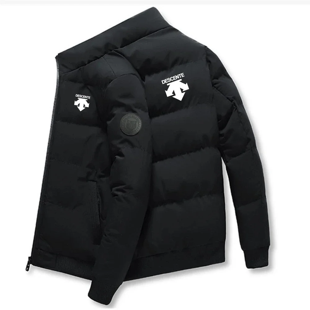2026 Autumn/Winter Men's New Style Casual Standing Warm Jacket Coat, Outdoor Fitness and Sports Trendy Cotton Coat