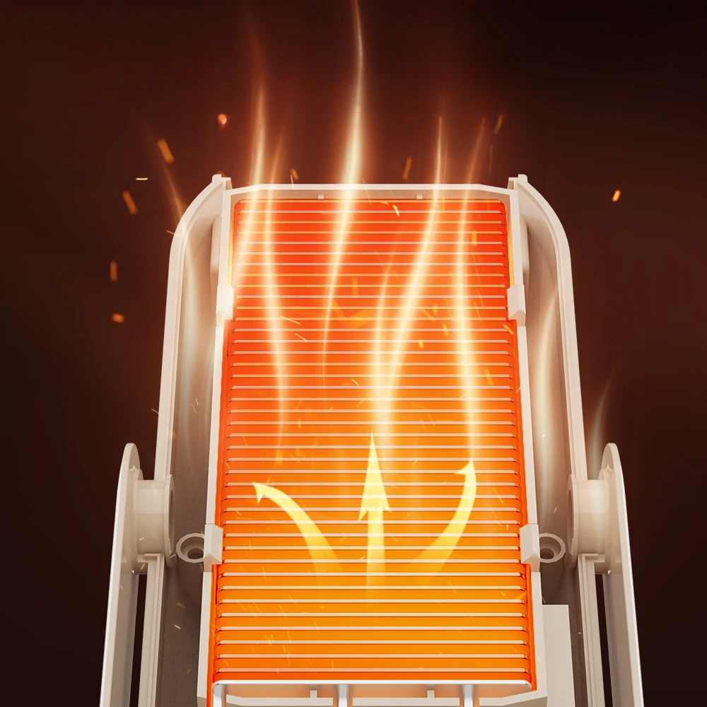 Two Regulation Electric Heater Fan Portable Home Desktop Winter Heating Warmer Air Blower Office Electric Hand Warmer Machine