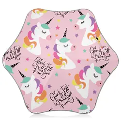 Children's Umbrella Cute pink unicorn print Princess Umbrella 3D Stereoscopic Boys and Girls Baby Design Umbrella