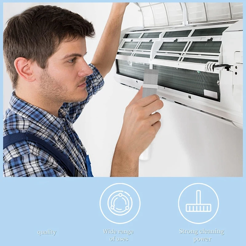 ABPP-5 en 1 Juego de peine de aleta de condensador de aire acondicionado, limpiador de bobina, peine de aleta de acero inoxidable, cepillo batidor de limpieza de evaporador