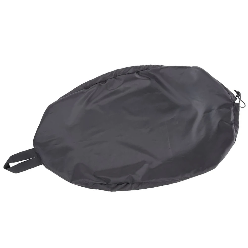 

Adjustable Kayak Cover 420D Oxford Cloth Silver coated 42x24inch Black UV Water Resistant Storage Bag Included Foldable