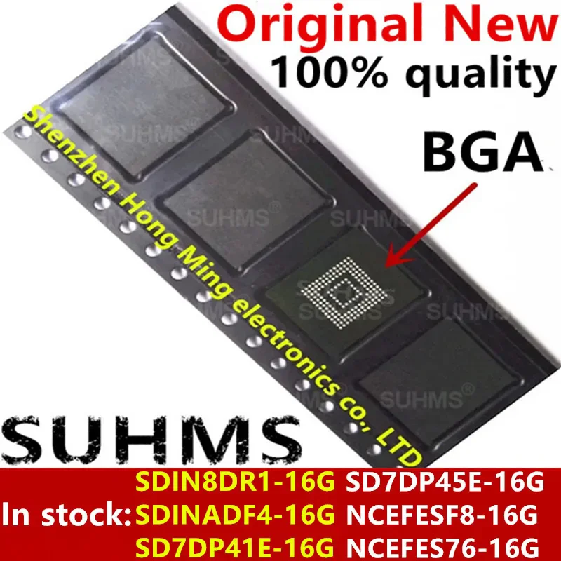 

100% New SDIN8DR1-16G SDINADF4-16G SD7DP41E-16G SD7DP45E-16G NCEFESF8-16G NCEFES76-16G BGA