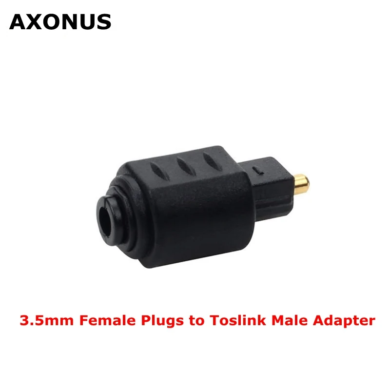 Fiber Optic Converter Toslink Optical Converter Adapter Mini 3.5 To Toslink Male