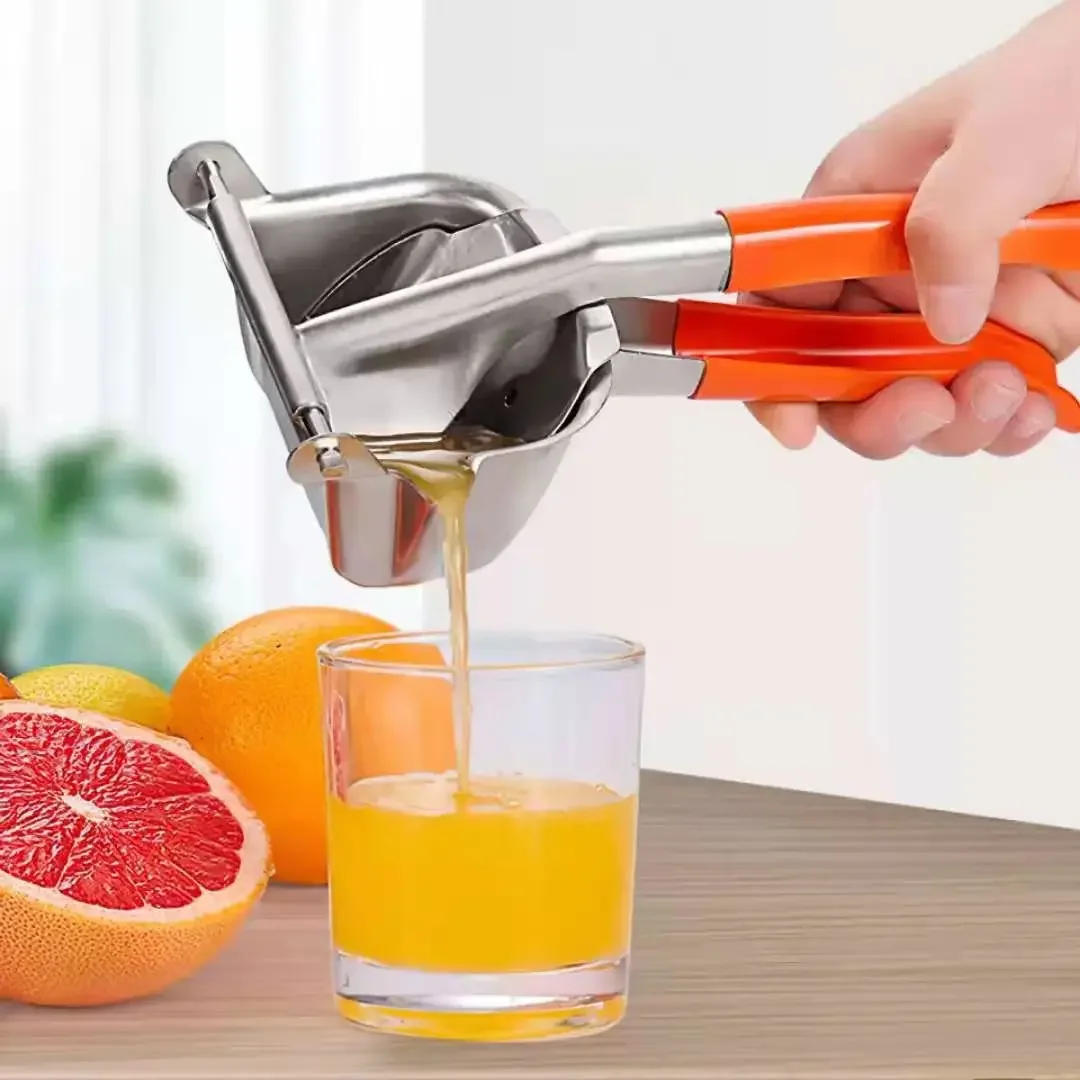 Manual Juice Squeezer Stainless Steel Lemon Squeezer Hand Juicer Pomegranate Orange Sugar Cane Juice Kitchen Fruit Tools