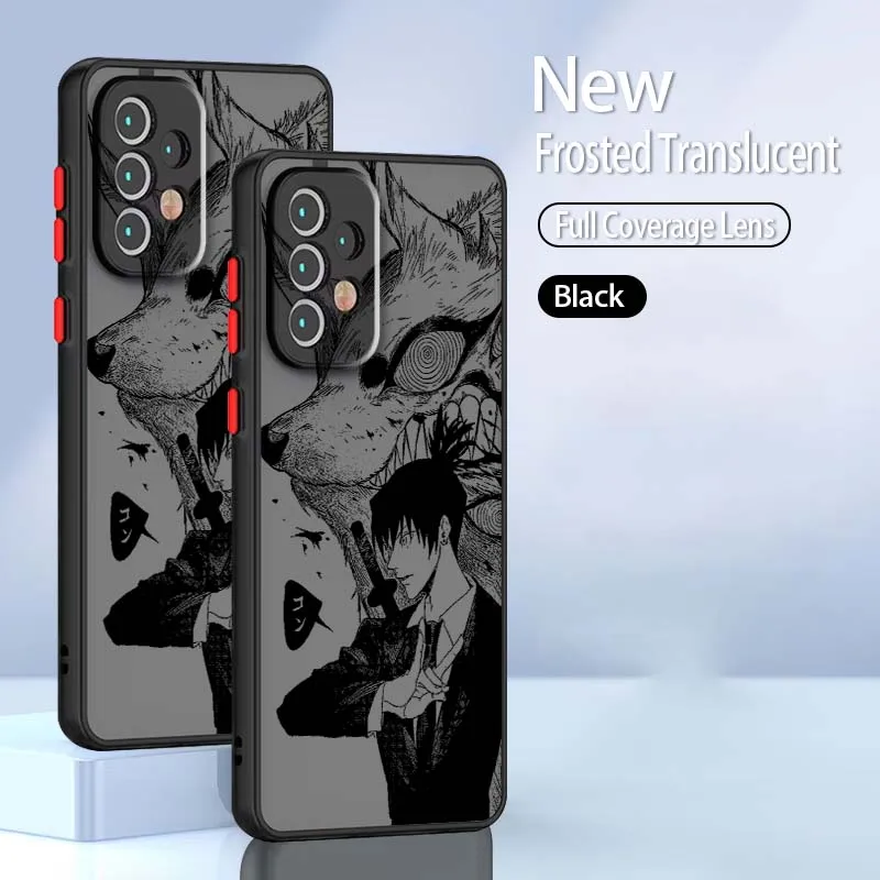 الفاخرة بالمنشار رجل الفن لسامسونج A73 A72 A71 A55 A54 A53 A52 A51 A35 A25 A15 A14 5G متجمد شفافة جراب هاتف