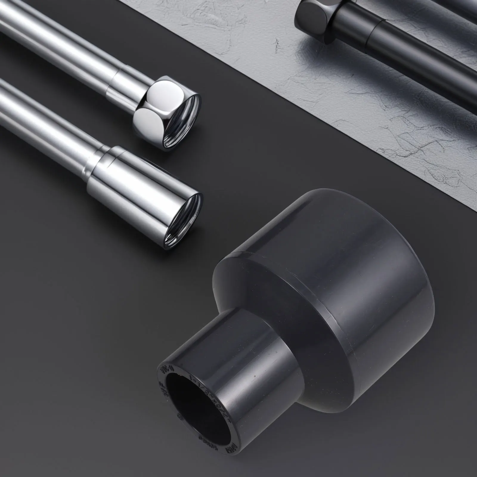 

10pcs Pvc Reducing Coupling Chemical Resistant Pipe Fitting Adapter Connector For Industrial Garden