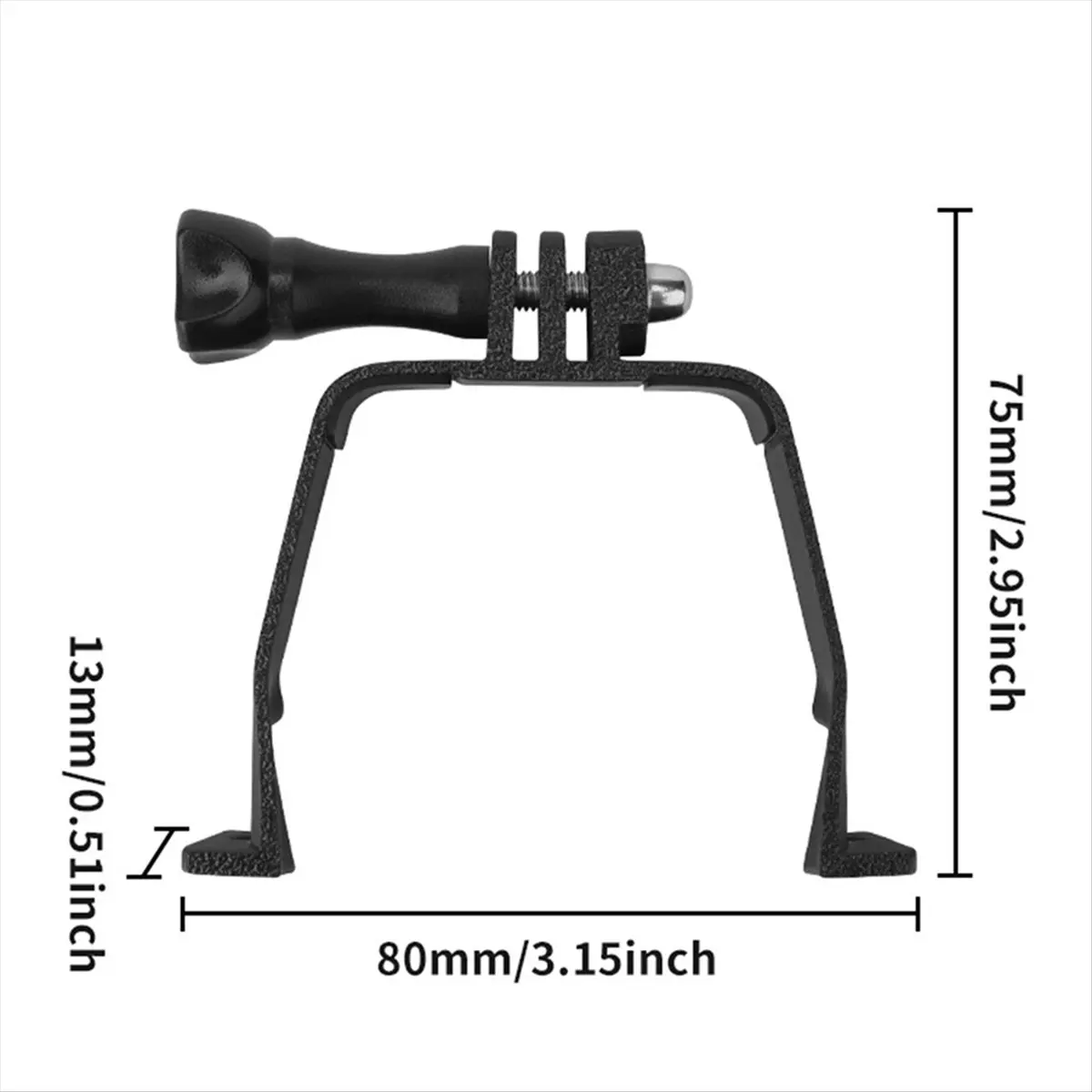 Upper Expansion Bracket for Flip Drone Extension Top Action Expansion Bracket plastic