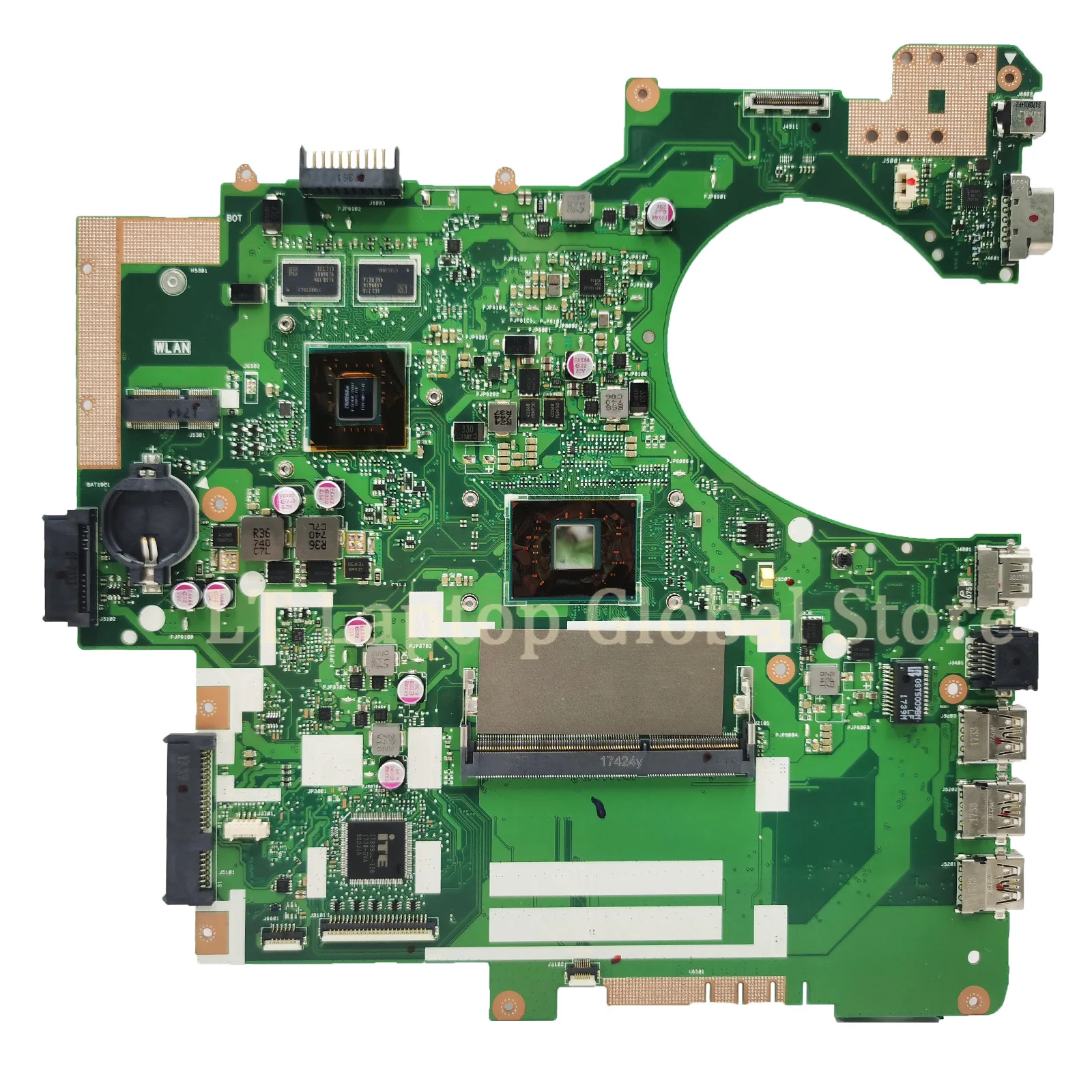 P540NV Notebook Mainboard For Asus P2540 P2540NV P2540N Laptop Motherboard with N3450 N4200 CPU GT920MX-V2G GPU