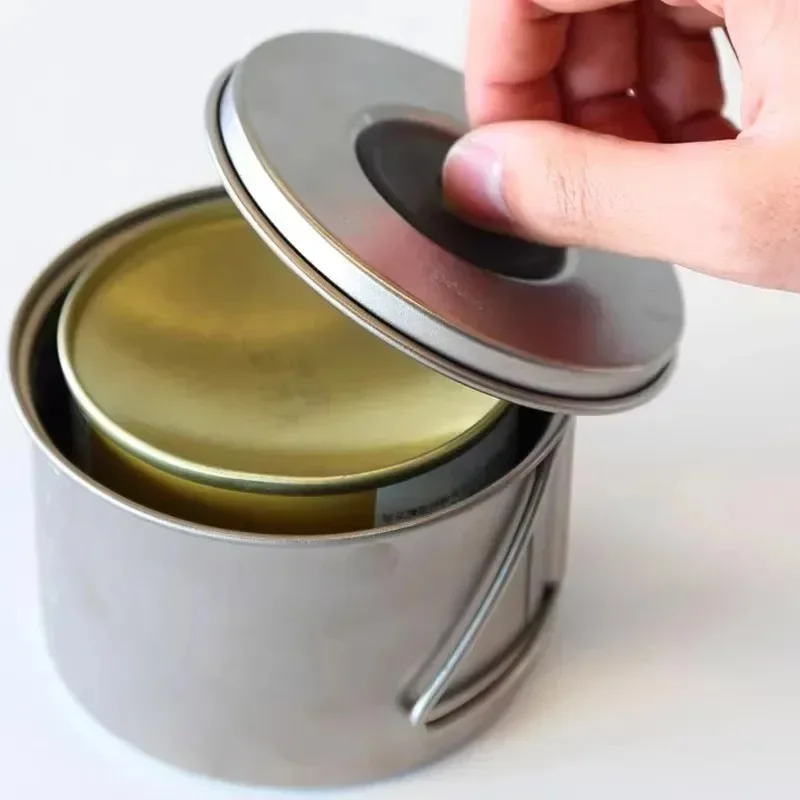 Camping-Picknicktopf im Freien