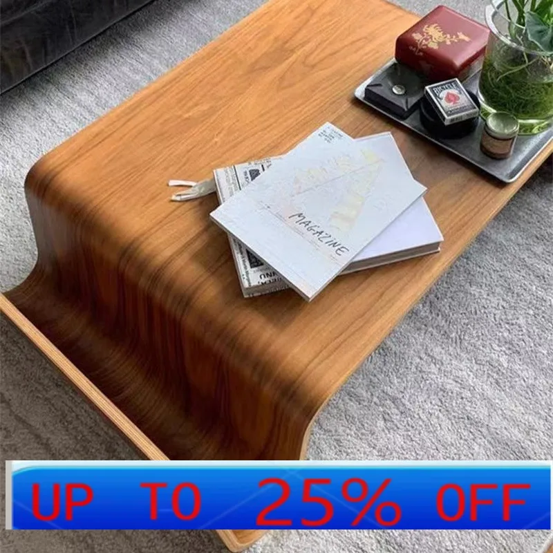 

LH simple living room creative coffee table coffee table in the ancient style big curved wood coffee table