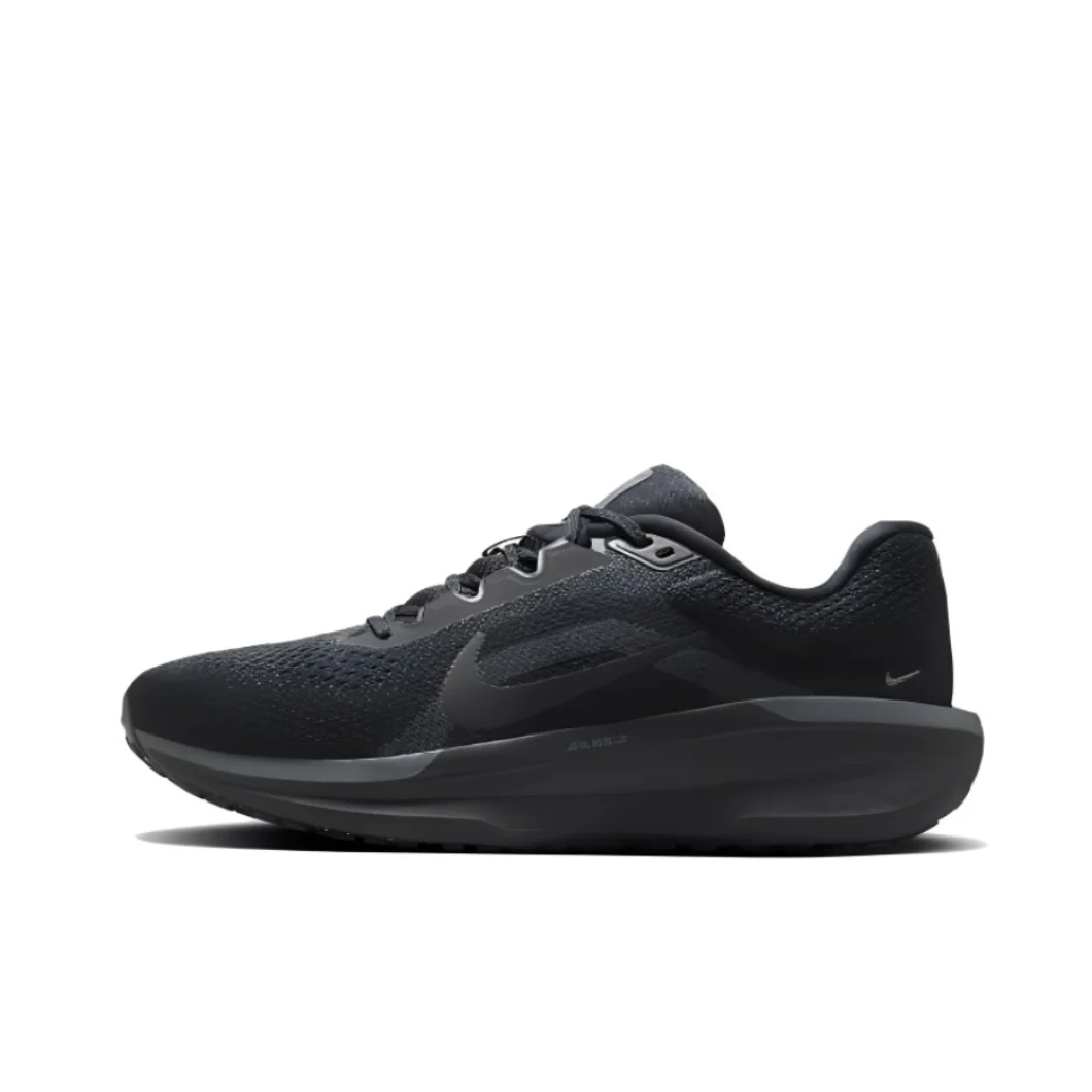 Nike Original ZOOM Winflo 11 Men's Black and White Low Top Casual Running Shoes Charcoal Black