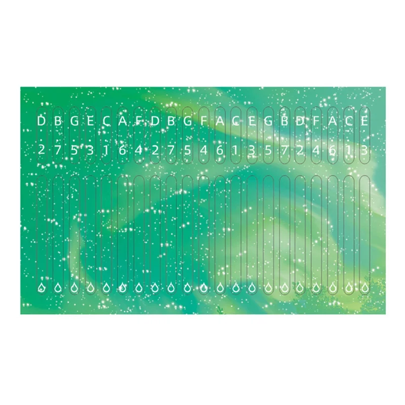 AS98-5Pcs Kalimba 21 Keys Sticker Thumb Piano Decals Keyboard Instruments Spare Parts Parts For Beginner Learner