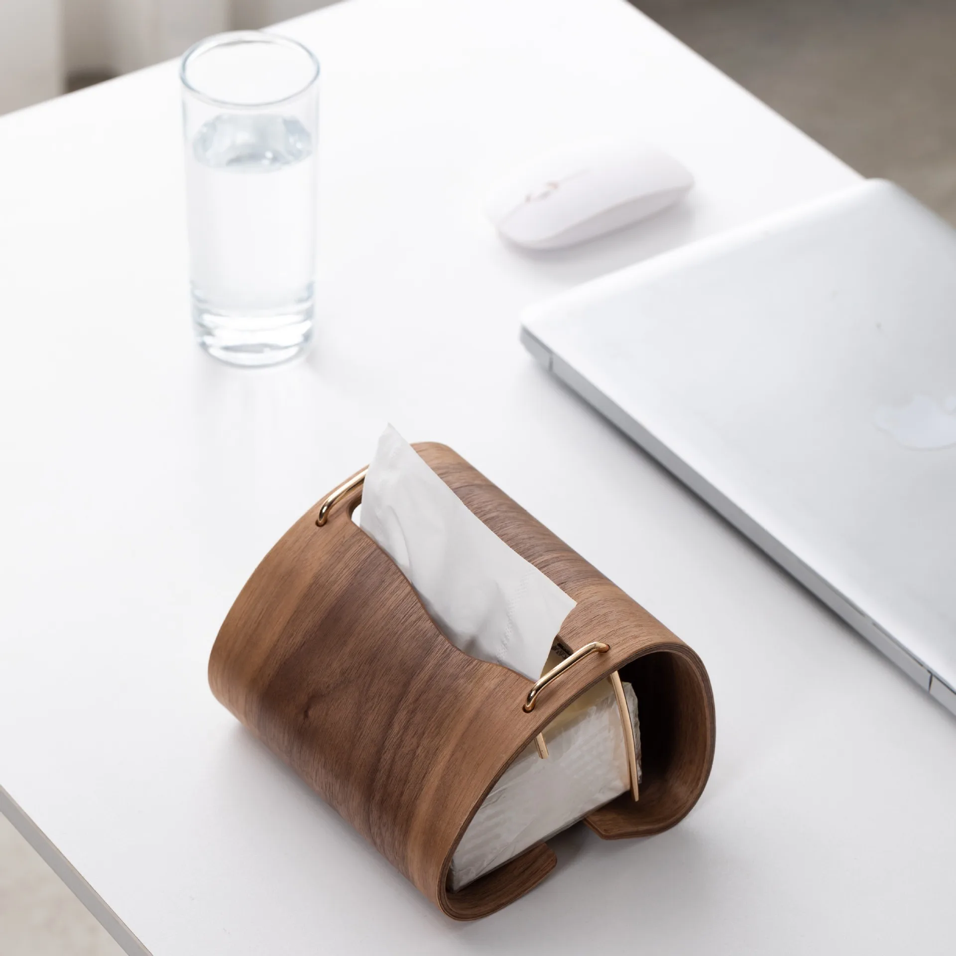 

Деревянная коробка для салфеток, настольный декор для дома, выдвижной держатель для салфеток, органайзер для хранения бумаги у кровати