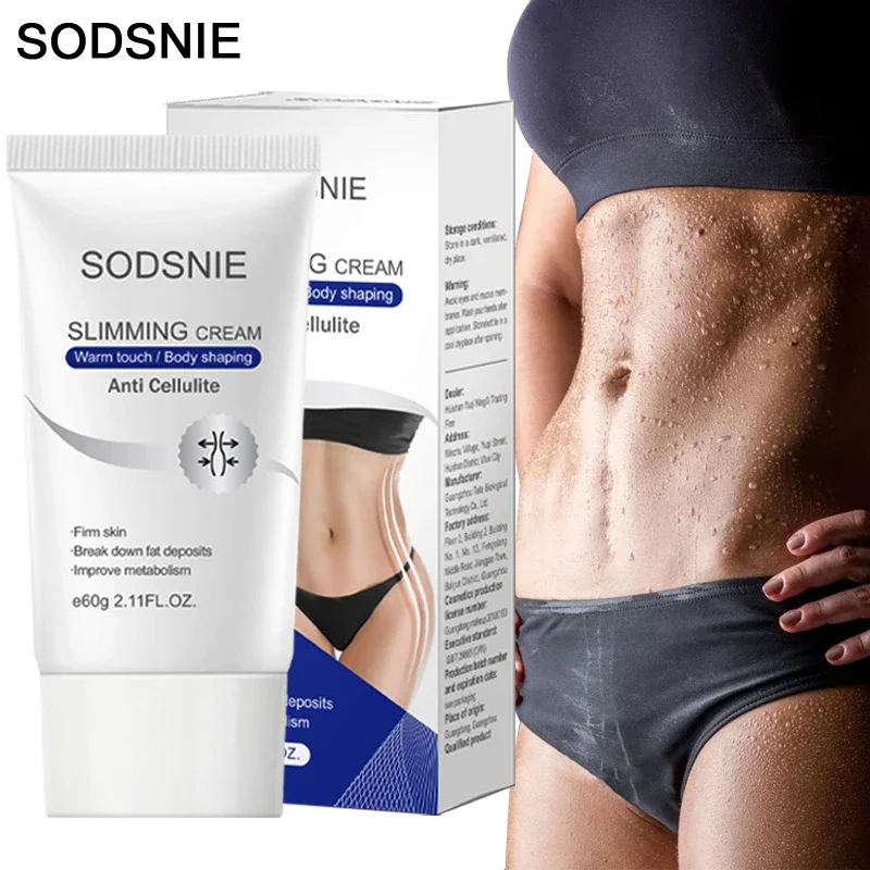 Slimming Cream Remove Cellulite Firming Lift Massage Lotion Moisturizing Shaping Weight Loss Quickly Niacinamide Body Care 60g