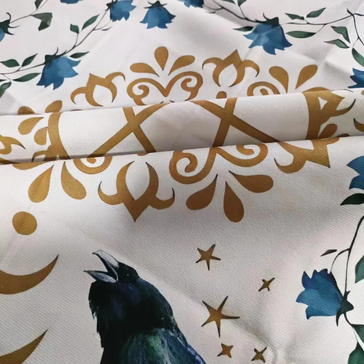 Altar Cloth Sun Moon Flower Tarot Spread Cloth Tarot Reading Tarot Mat Witchy Cottagecore Decor Witchy Gifts Board Game Card