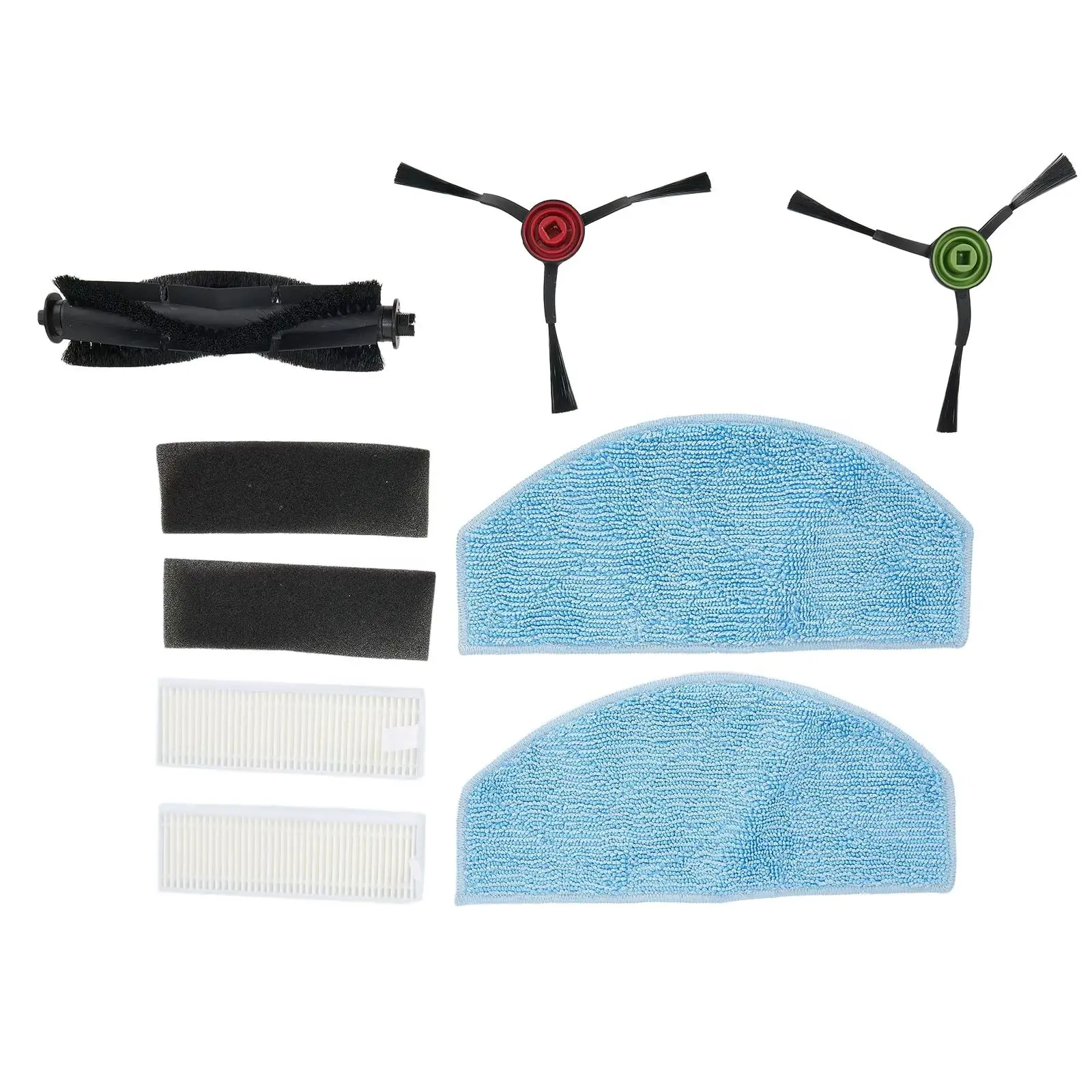 

Комплект из 1 основной и 1 боковой щетки, насадок для мытья полов и фильтров для робота-пылесоса Laresar Evol 3, аксессуары для пылесоса